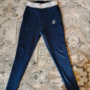 Sik Silk women's wear leggings Blue size 6